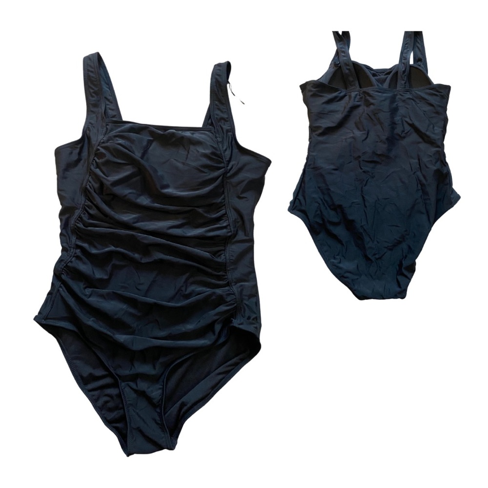 NWT black sculpting bathing suit